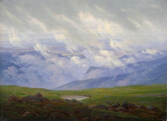 Caspar David Friedrich (1774 - 1840), Ziehende Wolken, um 1820, Hamburger Kunsthalle / bpk Foto: Elke Walford Caspar David Friedrich (1774 - 1840), Ziehende Wolken, um 1820, Hamburger Kunsthalle / bpk Foto: Elke Walford