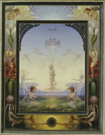 Philipp Otto Runge, Der Morgen (erste Fassung), 1808, Hamburger Kunsthalle / bpk Foto: Elke Walford Philipp Otto Runge, Der Morgen (erste Fassung), 1808, Hamburger Kunsthalle / bpk Foto: Elke Walford