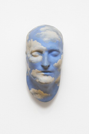 René Magritte (1898–1967) Die Zukunft der Statuen (L’avenir des statues), 1932 Öl auf Gipsguss (Totenmaske Napoleons), 33,5 x 16,5 x 19 cm Lehmbruck Museum, Duisburg © Lehmbruck Museum, Duisburg / © VG Bild-Kunst, Bonn 2025 Foto: Bernd Kirtz René Magritte (1898–1967) Die Zukunft der Statuen (L’avenir des statues), 1932 Öl auf Gipsguss (Totenmaske Napoleons), 33,5 x 16,5 x 19 cm Lehmbruck Museum, Duisburg © Lehmbruck Museum, Duisburg / © VG Bild-Kunst, Bonn 2025 Foto: Bernd Kirtz