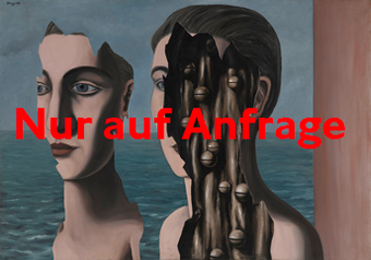 René Magritte (1898–1967) Das doppelte Geheimnis (Le double secret), 1927 Öl auf Leinwand, 114 x 162 cm Centre Pompidou, Paris, Musée national d’art moderne / Centre de création industrielle, Ankauf 1980, © bpk / CNAC-MNAM / Georges Meguerditchian © VG Bild-Kunst, Bonn 2025 [Nur auf Anfrage erhältlich.]