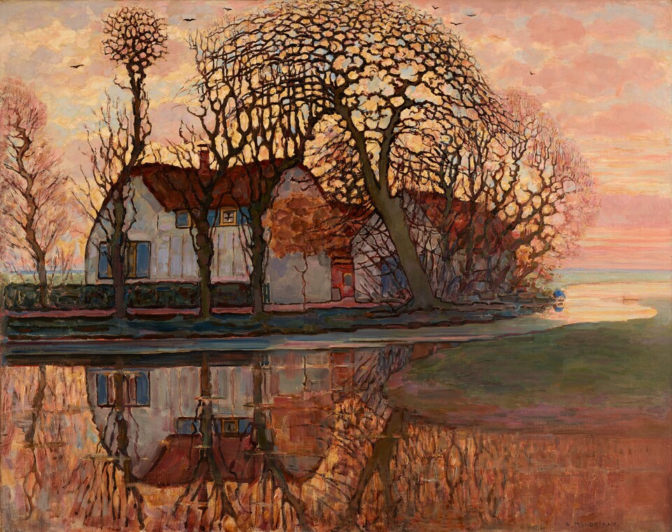 Piet Mondrian (1872–1944) Bauerngehöft in der Nähe von Duivendrecht, 1916, Kunstmuseum Den Haag – bequest Salomon B. Slijper