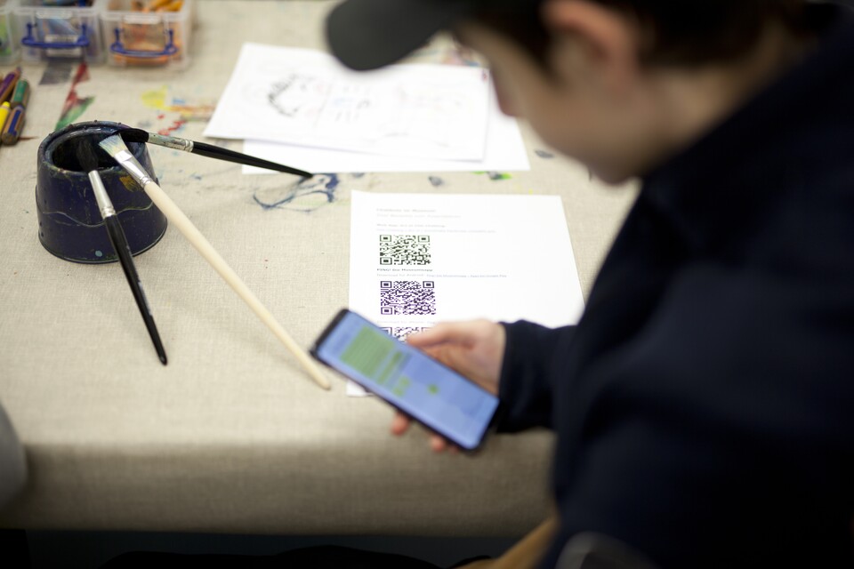 Chatbot zu FEMME FATALE, Kooperation mit der Stadtteilschule am Hafen auf St. Pauli, Fotos: Hamburger Kunsthalle