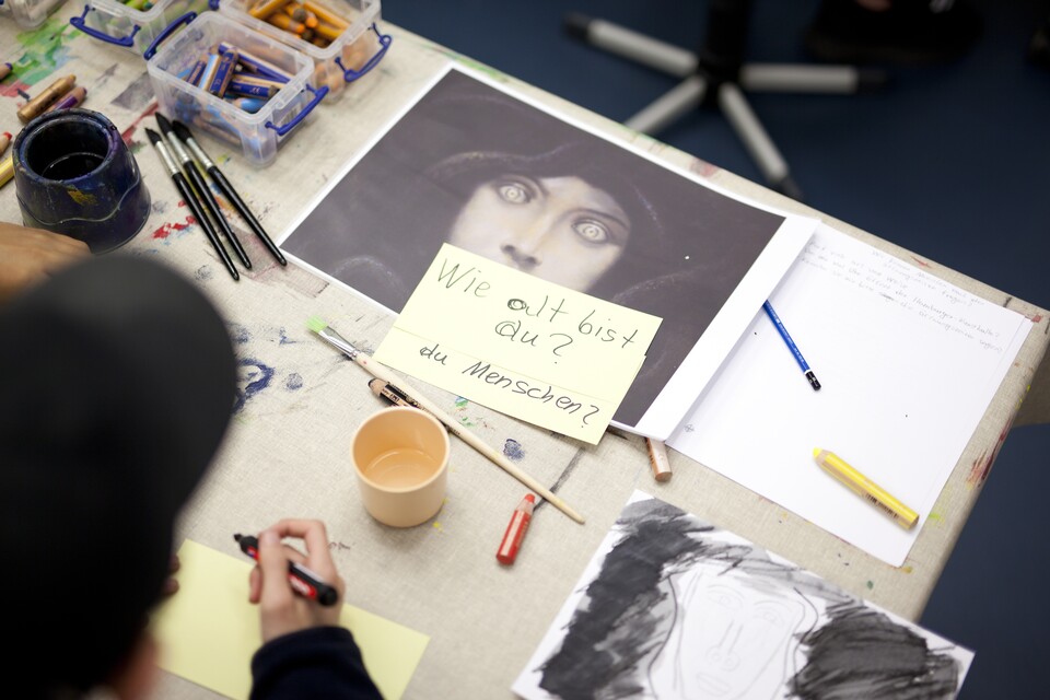 Chatbot zu FEMME FATALE, Kooperation mit der Stadtteilschule am Hafen auf St. Pauli, Fotos: Hamburger Kunsthalle