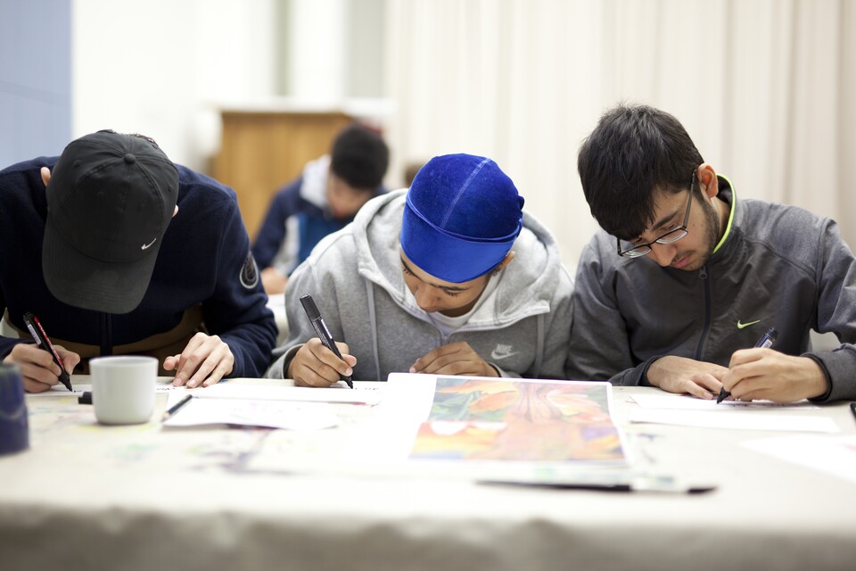 Chatbot zu FEMME FATALE, Kooperation mit der Stadtteilschule am Hafen auf St. Pauli, Fotos: Hamburger Kunsthalle