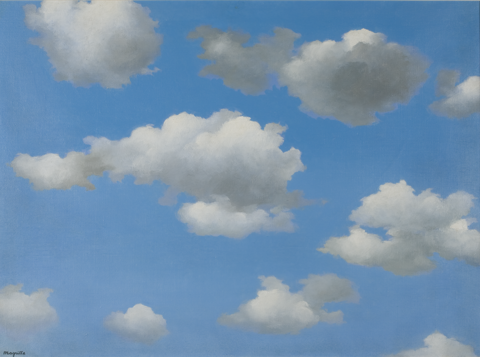 René Magritte  La malédiction, 1931 Oil on canvas 54,5 x 73,5 cm, framed: 73 x 92 x 6 cm Museum Voorlinden, Wassenaar, The Netherlands VG Bild-Kunst, Bonn 2025