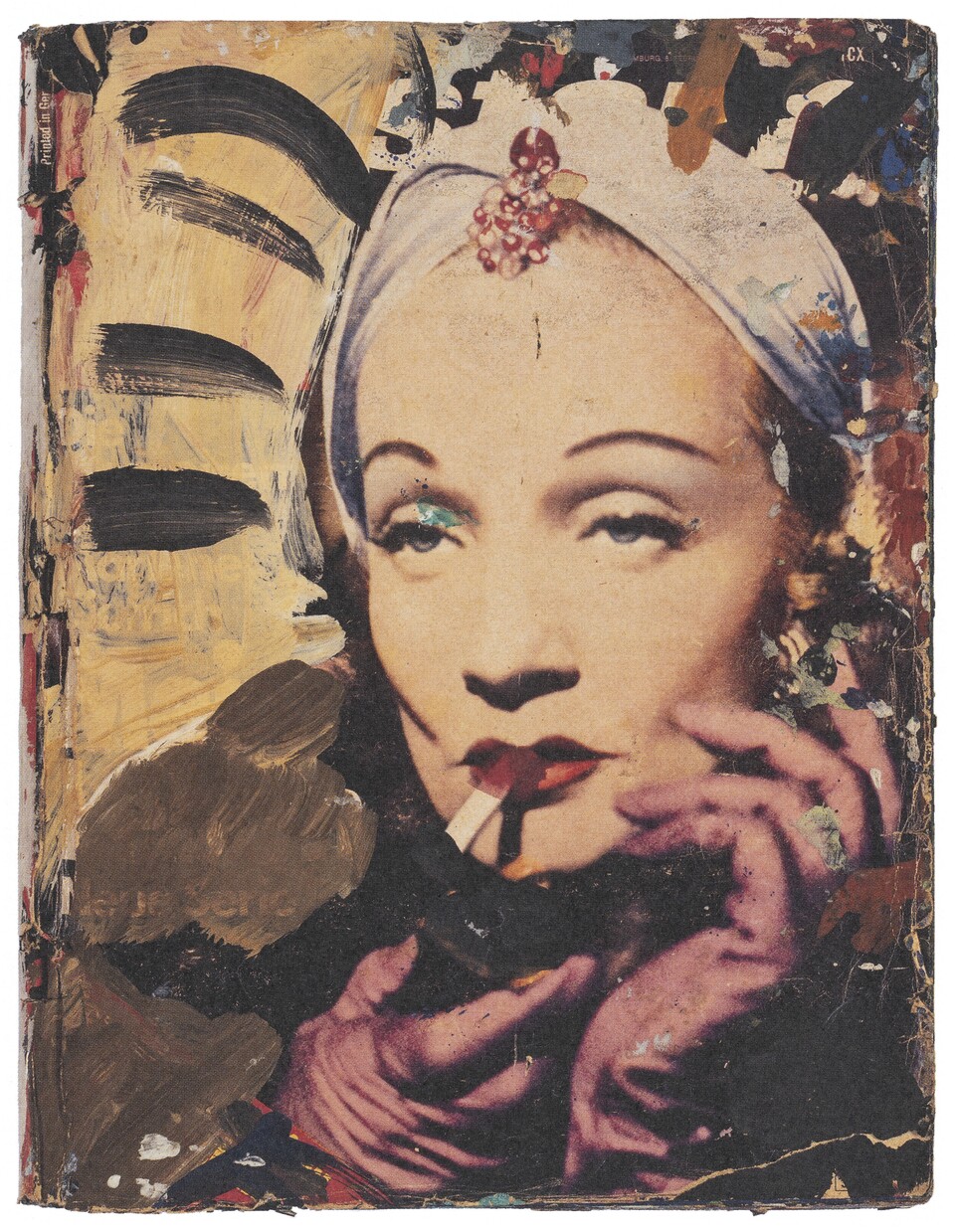 Hilka Nordhausen (1949-1993), Ohne Titel, Übermalung der Zeitschrift Der Stern, n.d., Privatbesitz Michael Kellner, © ARCHIV Hilka Nordhausen