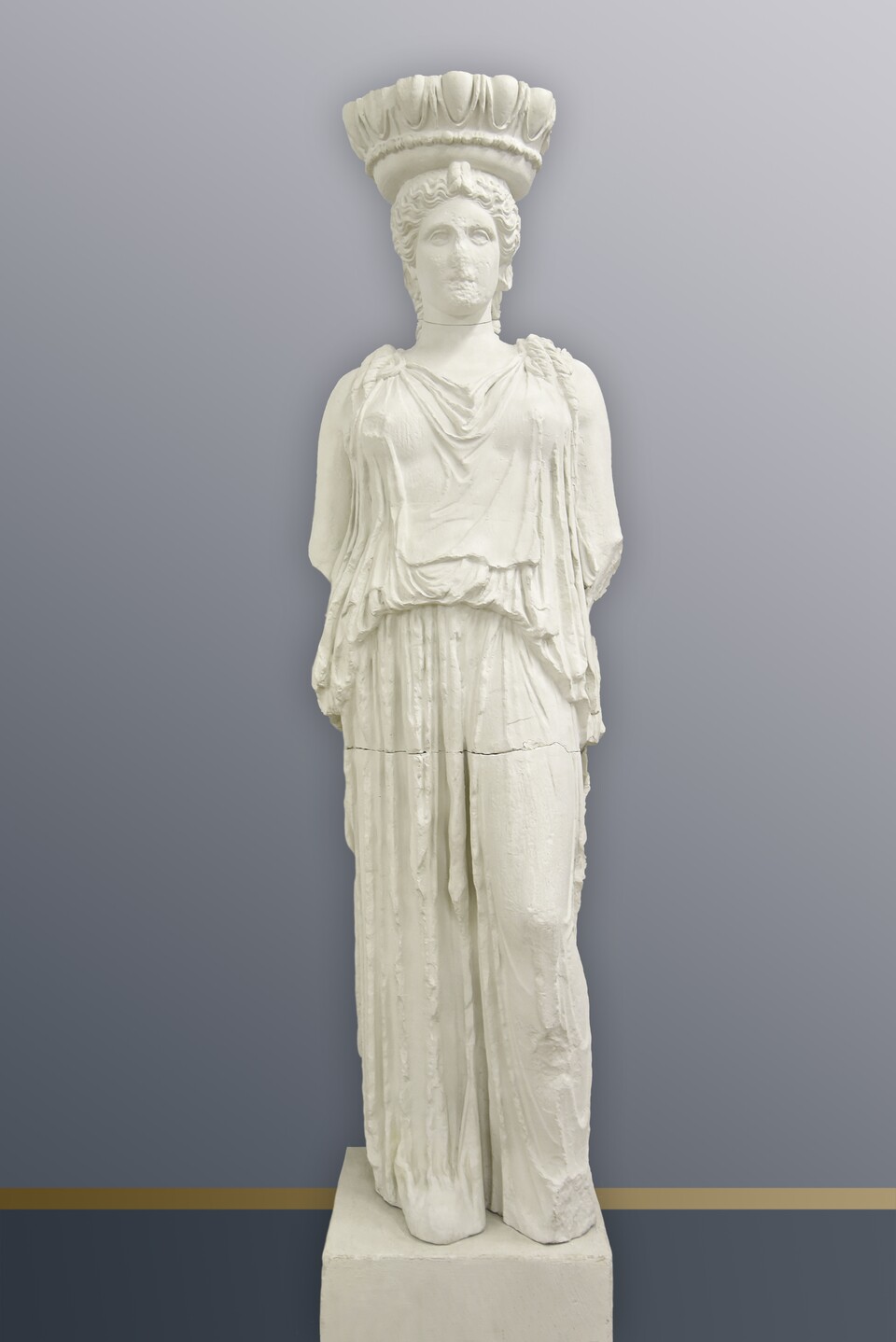 Anonym, Gipsabguss der Karyatide C vom Erechtheion, 2. Hälfte 19. Jh., © Gipsabguss-Sammlung, Universität Hamburg / UHH-RZZ-MCC-Mentz
