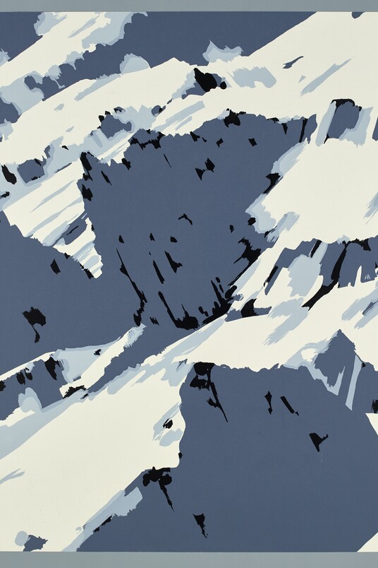 Gerhard Richter (*1932) Schweizer Alpen 1, 1969, Hamburger Kunsthalle, erworben 1971 von der Griffelkunst- Vereinigung Hamburg e. V. © Gerhard Richter 2025 (29072025), Foto: Griffelkunst-Vereinigung Hamburg e. V.