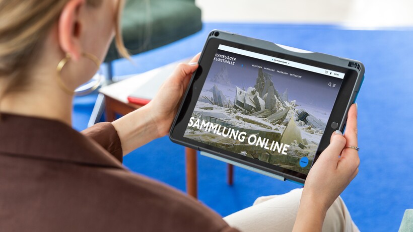 Digitale Angebote, Hamburger Kunsthalle, Foto: Fred Dott