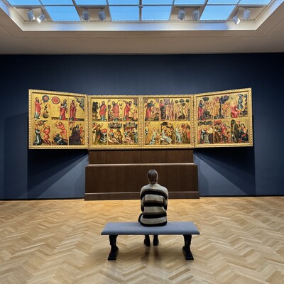 Stille Stunde in der Sammlung der Hamburger Kunsthalle