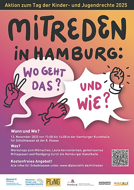 Plakat von Mitreden in Hamburg 2025